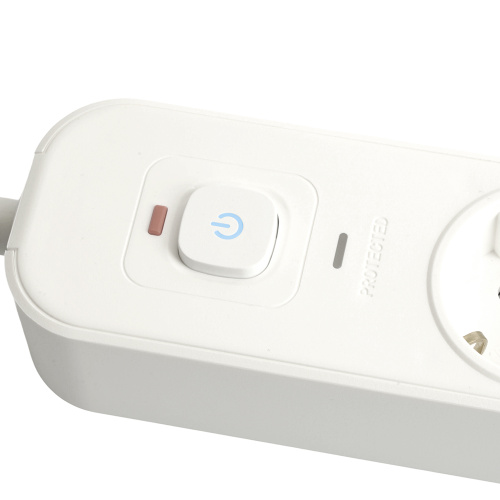 Сетевой фильтр 5-местный с/з STEKKER 3x1мм2, 3 м, 250В, 16А, 2 USB-A+2 Type-C 3, серия Nova, белый фото 7