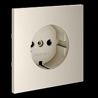 Накладка для розетки с заземлением S70 (кашемир) Voltum VLS000603