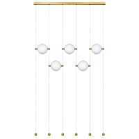 815501 Люстра DAFNE LED 5x8.5W 2040LM ЛАТУНЬ 3000K