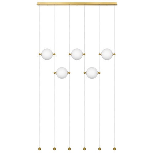 815501 Люстра DAFNE LED 5x8.5W 2040LM ЛАТУНЬ 3000K 815501 Люстра DAFNE LED 5x8.5W 2040LM ЛАТУНЬ 3000K