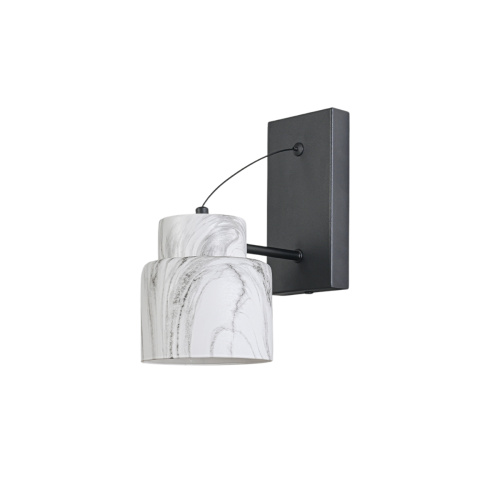 Настенный светильник Escada 1173/1A E27*60W Black/Marble white фото 2 Настенный светильник Escada 1173/1A E27*60W Black/Marble white фото 2