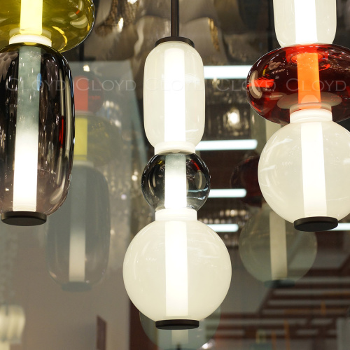 Подвесной светильник Cloyd SUPERNOVA-A P1 / выс. 40 см - 3 яруса - черный (арт.11406)