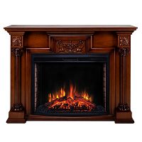 Каминокомплект LONDON/ЛОНДОН Светлый орех с очагом Электроочаг EPSILON/ЭПСИЛОН 33