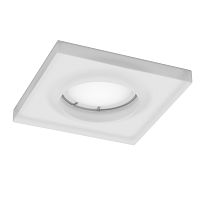 002250 Светильник ANELLO QUAD OP MR16/HP16 ХРОМ/МАТОВЫЙ