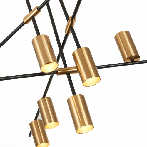 SL1206.402.12 Светильник потолочный ST-Luce Черный/Латунь GU10 12*7W SORMANO фото 10 SL1206.402.12 Светильник потолочный ST-Luce Черный/Латунь GU10 12*7W SORMANO фото 10