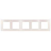 Рамка 5-постовая ЭРА 12 сатин перламутр 12-5105-15 Б0052548
