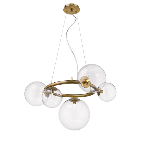 Люстра P68092-5 brass фото 3 Люстра P68092-5 brass фото 3