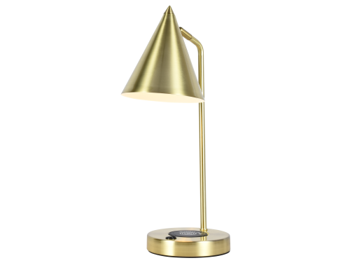Настольная лампа латунь E14 беспроводная зарядка 45см Zortes DESKLIGHT ZRS.1066.06 фото 12 Настольная лампа латунь E14 беспроводная зарядка 45см Zortes DESKLIGHT ZRS.1066.06 фото 12