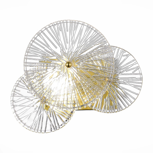 SL1657.201.01 Бра ST-Luce Золотистый/Прозрачный E14 1*40W FLERO фото 3