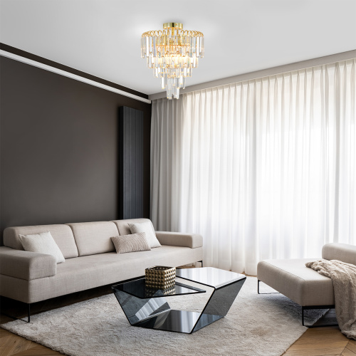 Потолочный светильник Escada 2105/6P E14*40W Gold фото 5 Потолочный светильник Escada 2105/6P E14*40W Gold фото 5