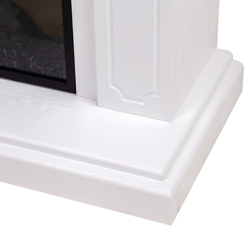 Электрокамин RealFlame Raffaele 25,5 WT белый с очагом Evrika 25,5 LED фото 5