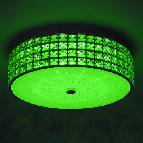 Citilux Портал CL32415G1 LED RGB Люстра хрустальная с пультом Хром фото 12