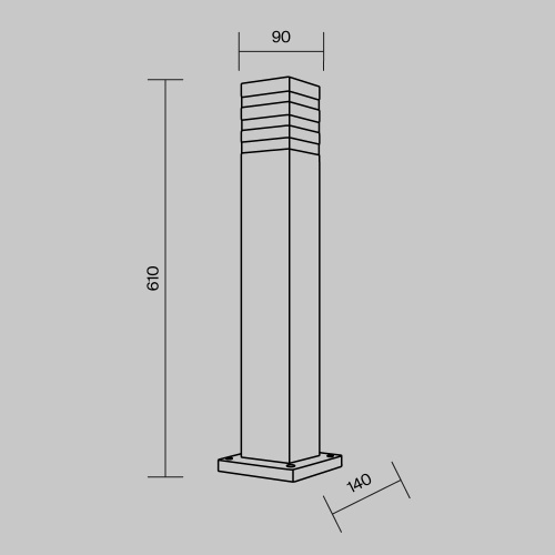 Ландшафтный светильник Outdoor O578FL-01B фото 2