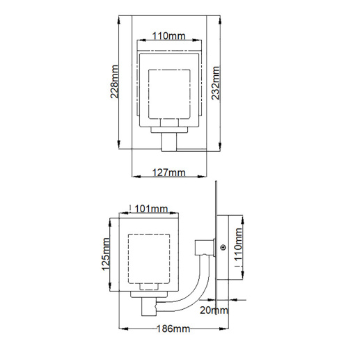 Бра для ванных комнат Quoizel, Арт. QZ-KOLT1-PC-BATH фото 6 Бра для ванных комнат Quoizel, Арт. QZ-KOLT1-PC-BATH фото 6