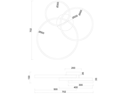 Потолочная светодиодная люстра Arte Lamp Sierra A2426PL-3GO фото 2 Потолочная светодиодная люстра Arte Lamp Sierra A2426PL-3GO фото 2