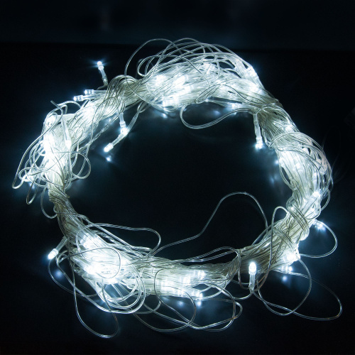 Новогодняя гирлянда сеть белый 1,5*1,5м IP20 300-001 белый фото 2 Новогодняя гирлянда сеть белый 1,5*1,5м IP20 300-001 белый фото 2