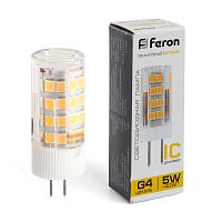 Лампа светодиодная Feron LB-432 G4 5W 175-265V 2700K