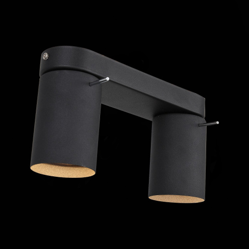 SL597.401.02 Спот ST-Luce Черный, Хром/Черный GU10 LED 2*3W Потолочные светильники фото 8