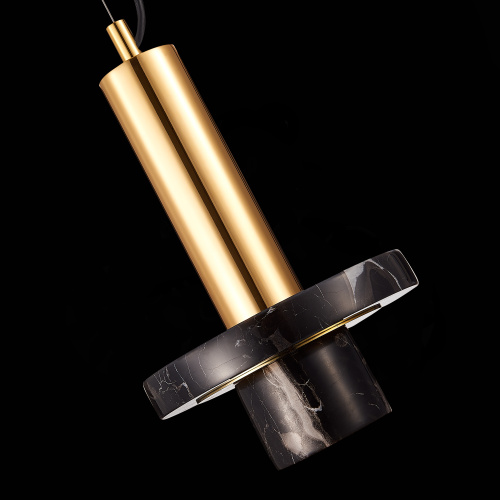 SL1210.403.01 Светильник подвесной ST-Luce Золотистый/Черный GU10 1*5W PIETRA фото 11