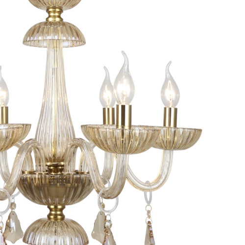 Подвесной светильник Escada 590/6PL E14*40W Gold фото 2 Подвесной светильник Escada 590/6PL E14*40W Gold фото 2