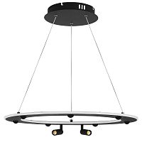 740467 Люстра DIVE LED 90W 4900LM G ЧЕРНЫЙ 3000-6000К