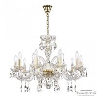 Люстра хрустальная 118/10/240 G Bohemia Ivele Crystal (Богемия Ивеле Кристалл)