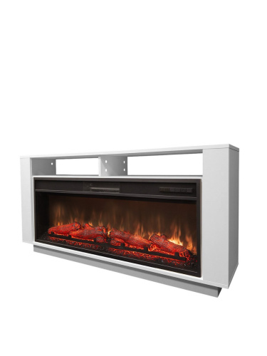 Каминокомплект ЭСТЕЛЬ Белый с очагом Электроочаг JOKER-SF 45 фото 2