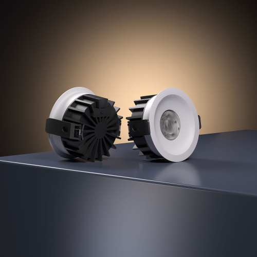 Светильник встраиваемый светодиодный Combi 10W 4000K белый 25067/LED фото 2