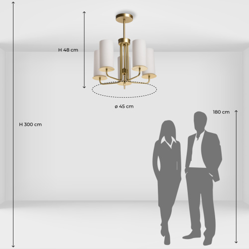 Люстра потолочная De City Каталина 361012005 фото 6