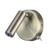 5222/3WL LEDIO LN22 000 бронза Бра с выкл. LED 3W 3000K 220V CHASE