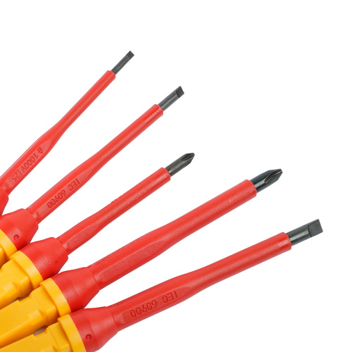 STLS005 Отвертка VDE со сменными битами до 1000В, 8 предметов фото 3 STLS005 Отвертка VDE со сменными битами до 1000В, 8 предметов фото 3