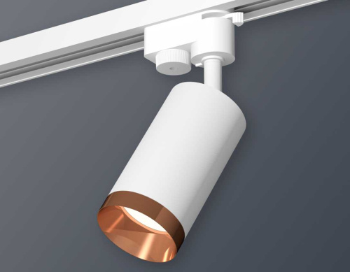 Комплект трекового светильника Ambrella light Track System XT6322065 SWH/PPG белый песок/золото розовое полированное (A2520, C6322, N6135) фото 3