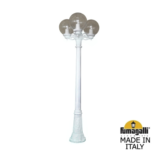 Fumagalli Садово-парковый фонарь FUMAGALLI ARTU BISSO/G250 3L G25.158.S30.WZE27 Fumagalli Садово-парковый фонарь FUMAGALLI ARTU BISSO/G250 3L G25.158.S30.WZE27