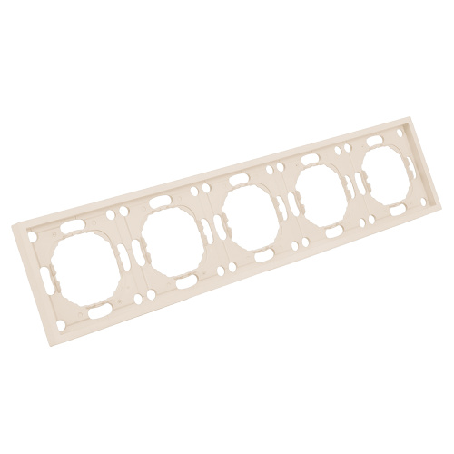 Рамка STEKKER, PFR00-5005-08 5-местная, серия Эмили, кашемир, soft touch фото 3
