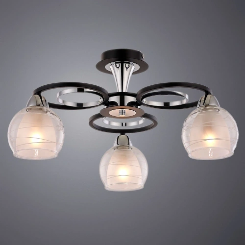 Потолочная люстра Arte Lamp GINEVRA A1604PL-3BK фото 2 Потолочная люстра Arte Lamp GINEVRA A1604PL-3BK фото 2