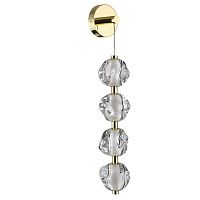 5085/17WL L-VISION ODL25 563 золото/прозрачный/металл/акрил Бра LED 17W 4000K 800Лм JEMSTONE