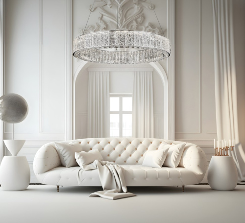 Люстра подвесная Ravissement Chrome FL1068-8P фото 2 Люстра подвесная Ravissement Chrome FL1068-8P фото 2