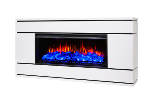 Каминокомплект VEGA/ВЕГА Белый матовый с очагом Электроочаг JOKER/ДЖОКЕР 45 фото 5