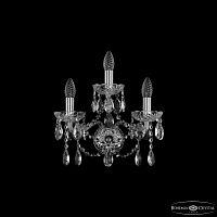 Бра хрустальные 1413B/2+1/141 Ni Bohemia Ivele Crystal (Богемия Ивеле Кристалл)