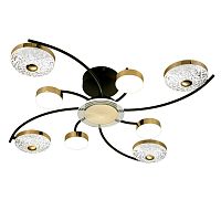 Потолочный светильник Escada 10208/8 LED*110W Black/Gold