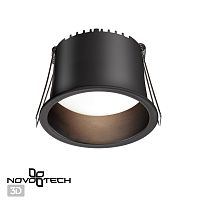 358900 SPOT NT22 536 черный Светильник встраиваемый светодиодный IP20 LED 4000К 9W 220V TRAN