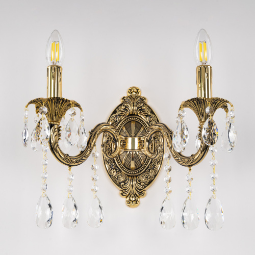 Бра с хрустальными подвесками AL7901B10/2/175 A GB Bohemia Ivele Crystal (Богемия Ивеле Кристалл) фото 4