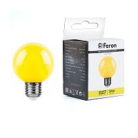 Лампа светодиодная Feron LB-371 Шар матовый E27 3W 230V желтый