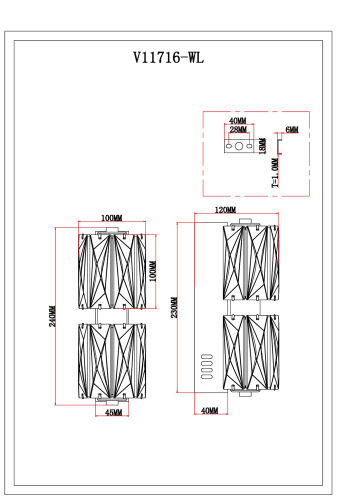 Светильник настенный светодиодный Moderli V11716-WL Prismique фото 2
