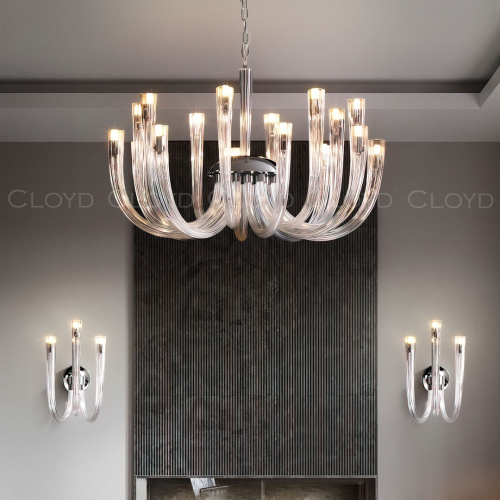 Люстра Cloyd AEDA C16 / Ø70 см - хром (арт.11637) Люстра Cloyd AEDA C16 / Ø70 см - хром (арт.11637)