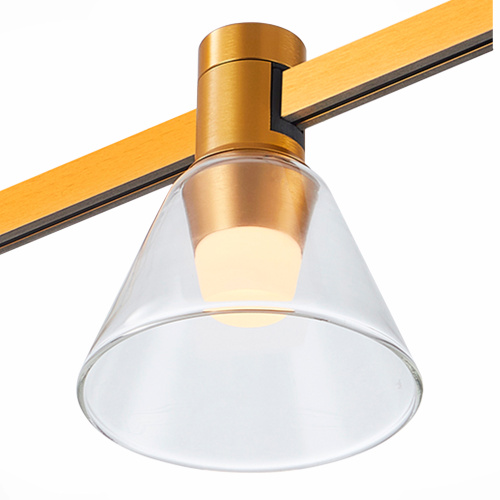 ST814.206.03 Магнитный трековый светильник FARM Золотистый LED 1*3W 3000K 89Lm Ra90 120 IP20 D90xH10 FARM фото 5
