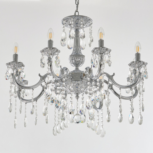 Люстра с хрустальными подвесками AL78101/8/250 A Ni Bohemia Ivele Crystal (Богемия Ивеле Кристалл) фото 4 Люстра с хрустальными подвесками AL78101/8/250 A Ni Bohemia Ivele Crystal (Богемия Ивеле Кристалл) фото 4