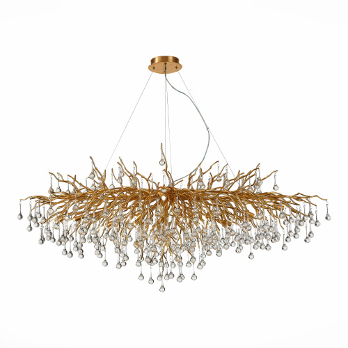 SL1651.203.15 Люстра подвесная ST-Luce Золотистый/Золотистый G9 15*5W ANZIO фото 5