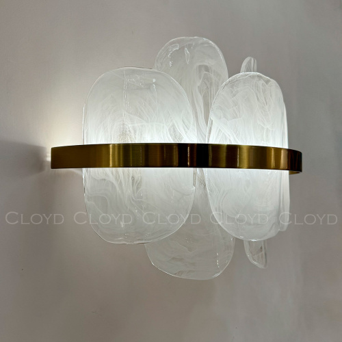 Бра Cloyd COLD W1 / выс. 28 см - латунь (арт.20419) фото 3 Бра Cloyd COLD W1 / выс. 28 см - латунь (арт.20419) фото 3
