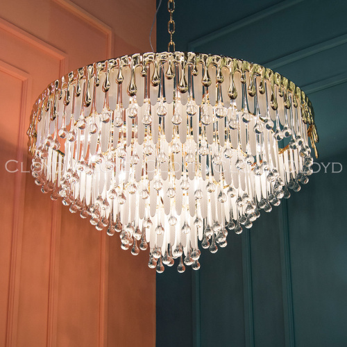 Люстра Cloyd CAPULETTI C19 / Ø79 см - золото (арт.11285) фото 2 Люстра Cloyd CAPULETTI C19 / Ø79 см - золото (арт.11285) фото 2